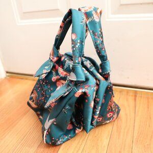 Cath Kidston Green floral nylon handbag